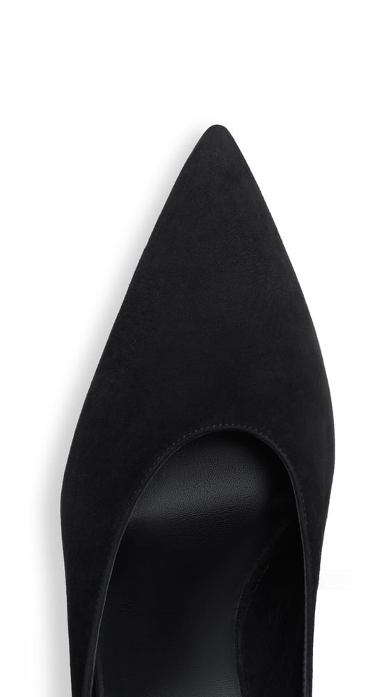 MULES COMPENSEES CUBE EN SUEDE