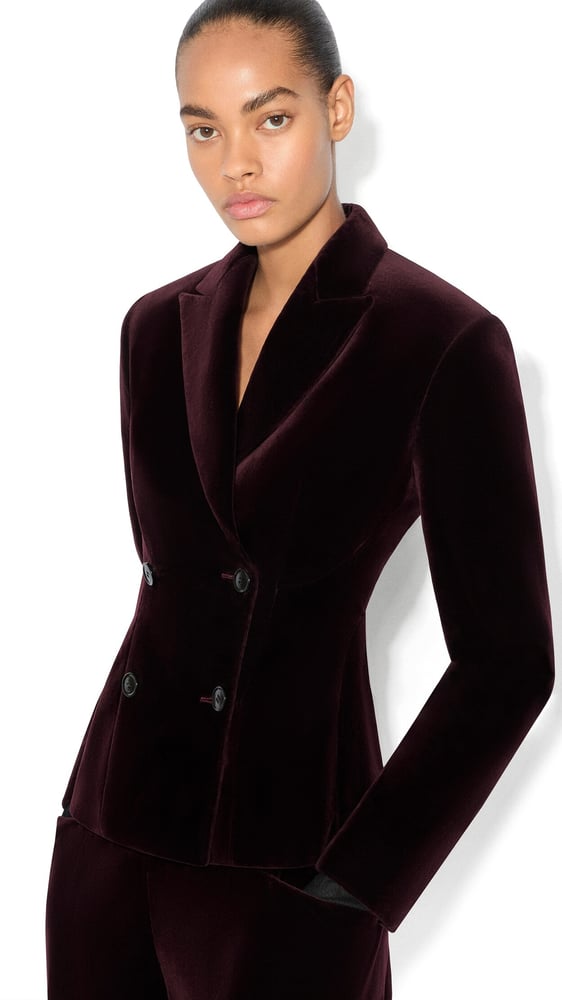 PANTALON TAILLEUR EN VELOURS