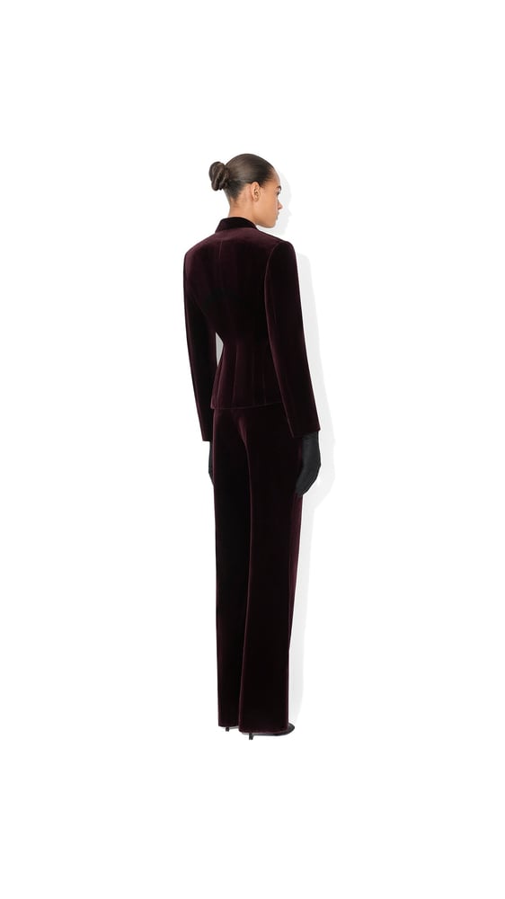 PANTALON TAILLEUR EN VELOURS