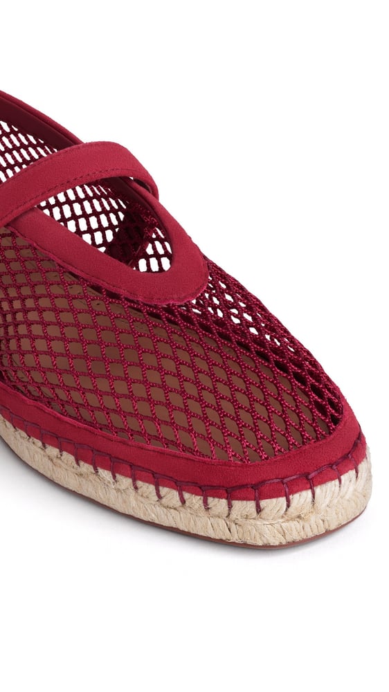ESPADRILLES EN RÉSILLE ET SUÈDE