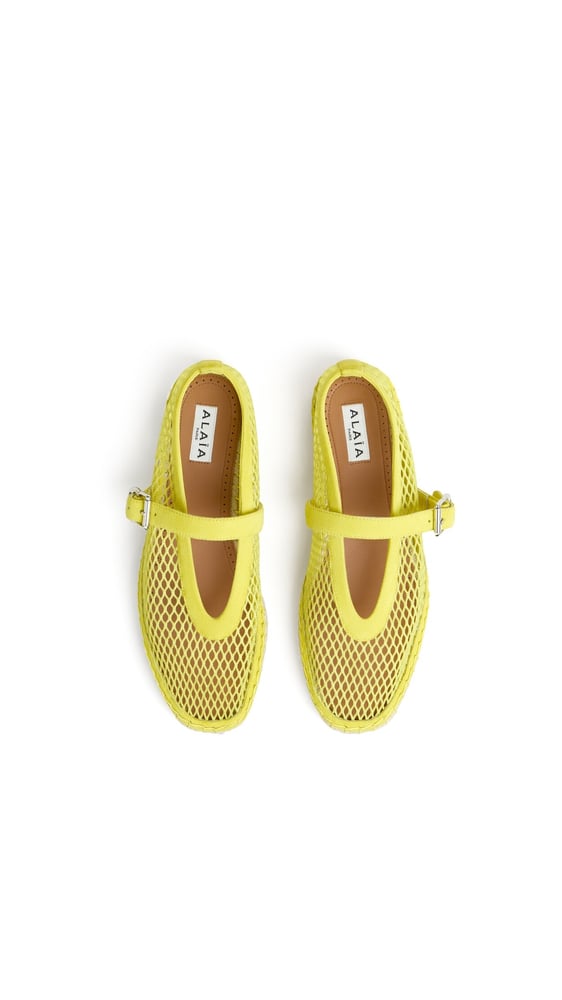 ESPADRILLES EN RÉSILLE ET SUÈDE