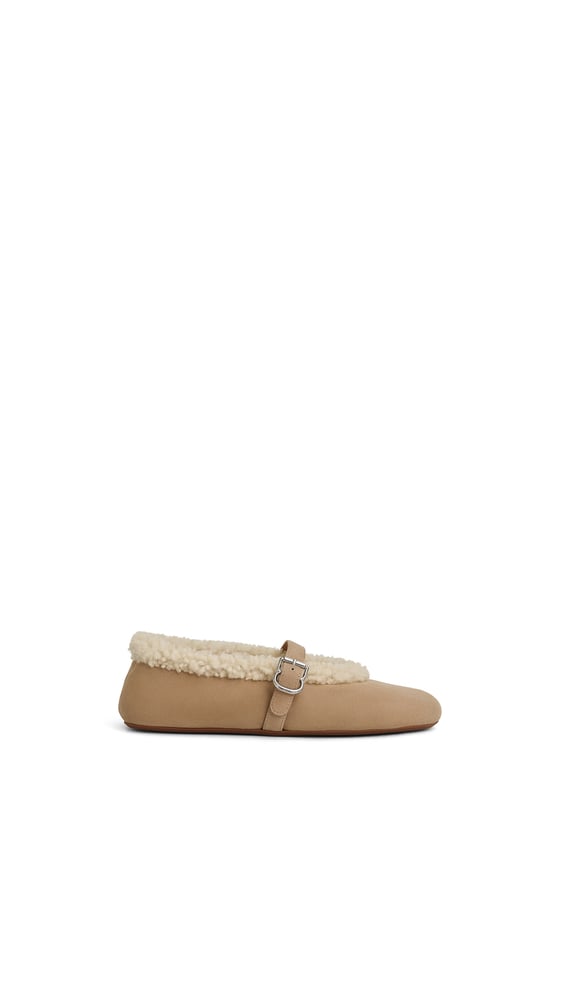 BALLERINES EN SHEARLING