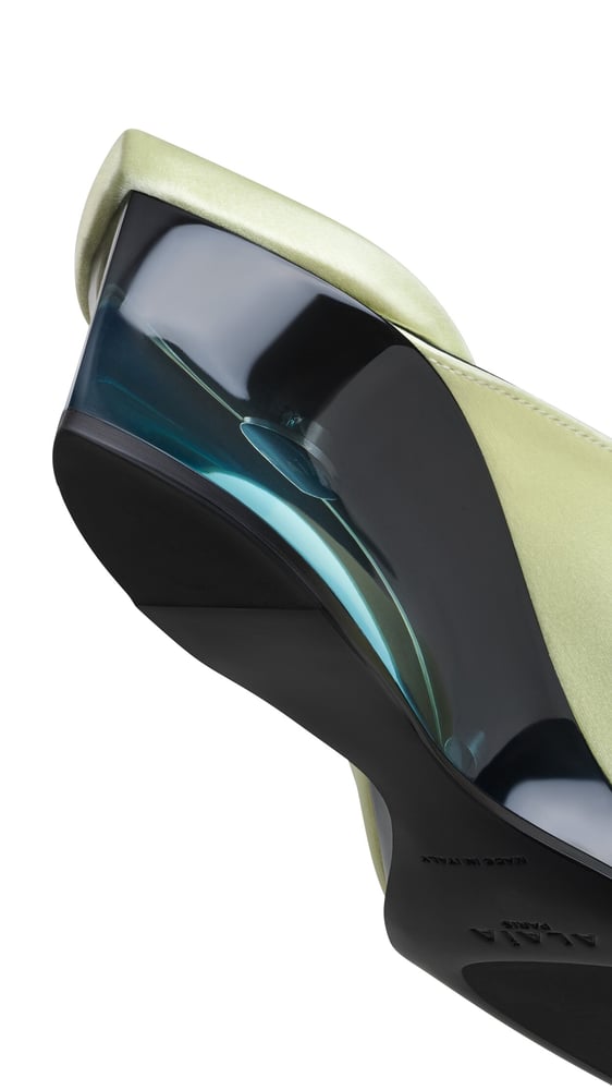 MULES INVISIBLE EN SATIN