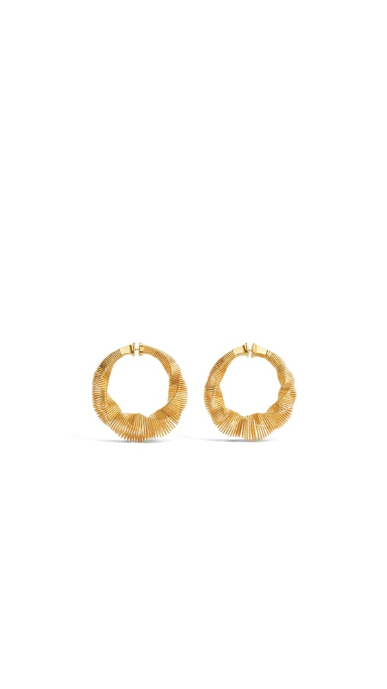 BOUCLES D'OREILLES SQUARE SPIRAL SMALL