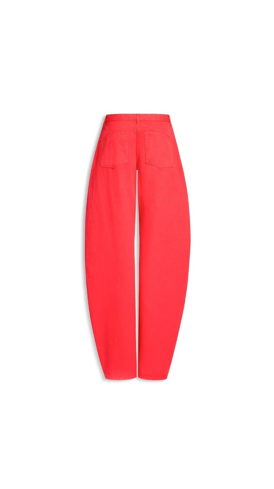 JEAN ROND TAILLE BASSE EN DENIM