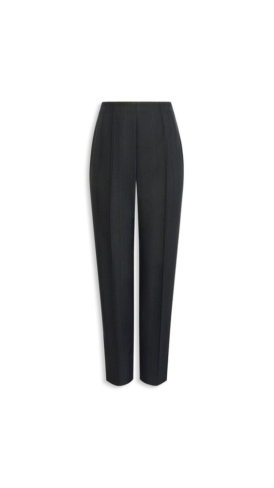 PANTALON FUSELÉ EN DENIM DE LAINE