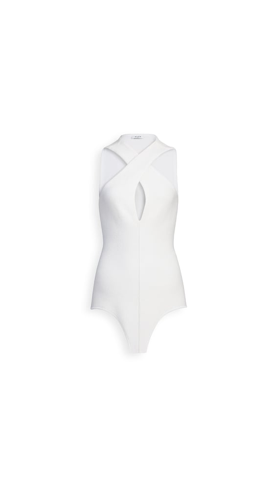 BODY CROISÉ EN MAILLE