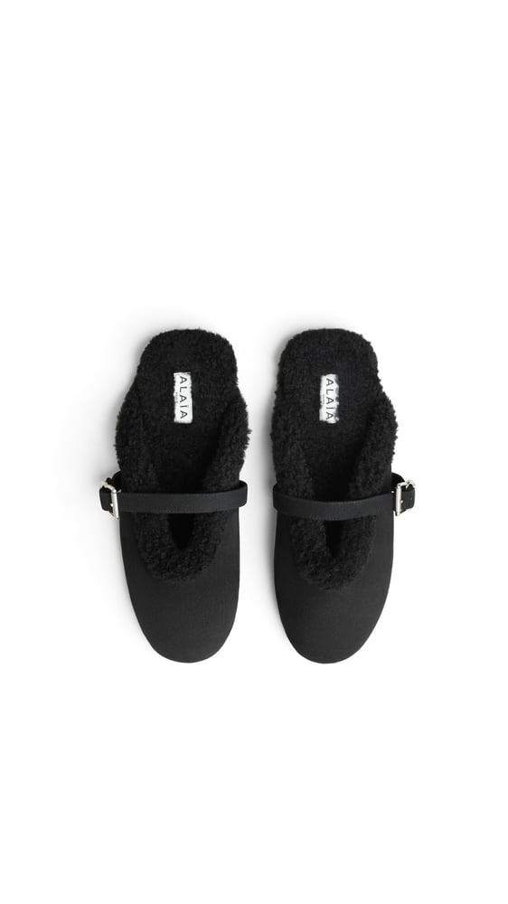 MULES EN SHEARLING MÉRINOS
