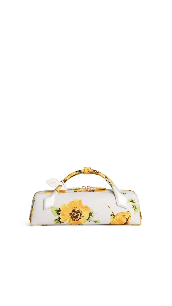 LE TECKEL CLUTCH À MOTIF FLORAL