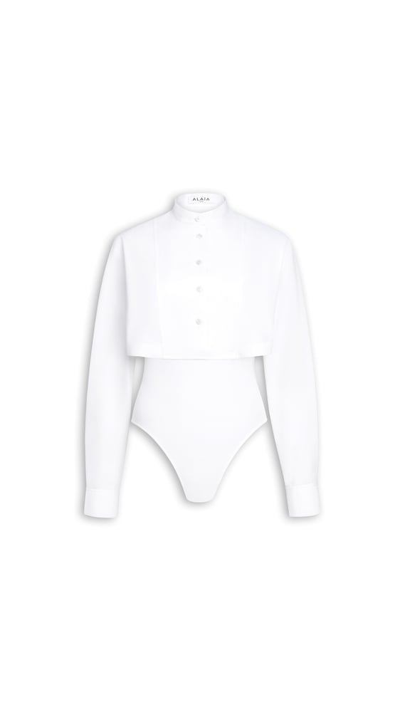 BODY CHEMISE EN POPELINE DE COTON