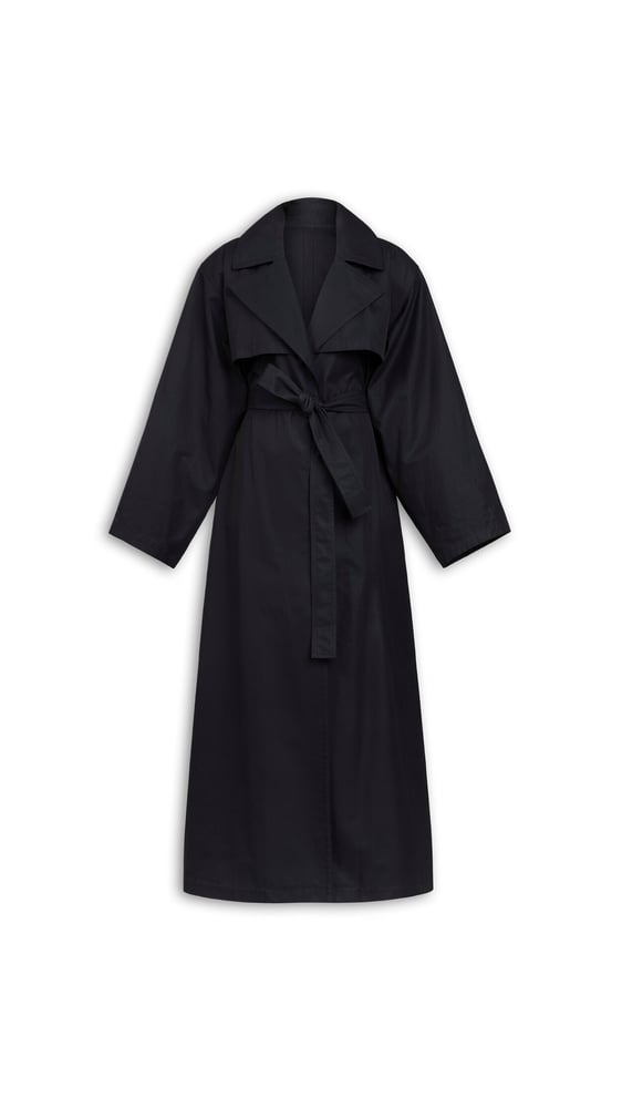 TRENCH-COAT EN COTON SOLARO