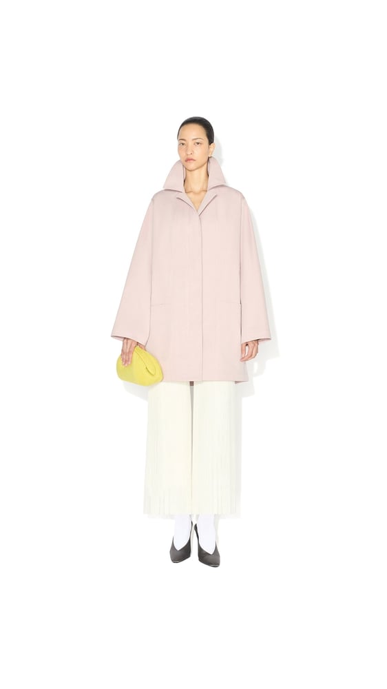MANTEAU EN COTON-SOIE