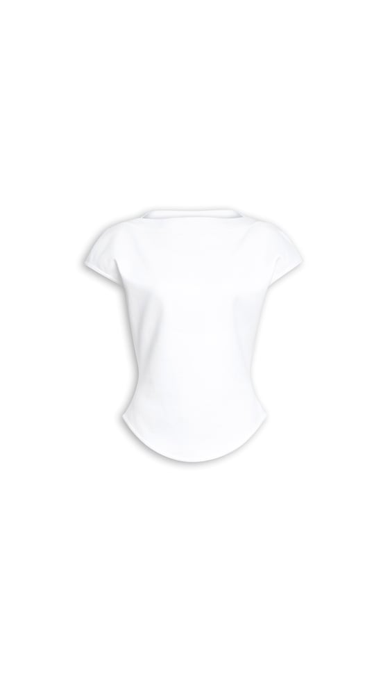 T-SHIRT AJUSTÉ EN COTON