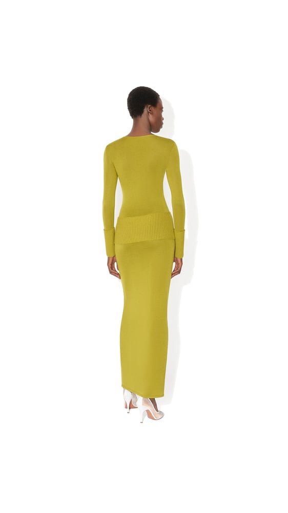 ROBE BODYCON EN MAILLE MÉRINOS
