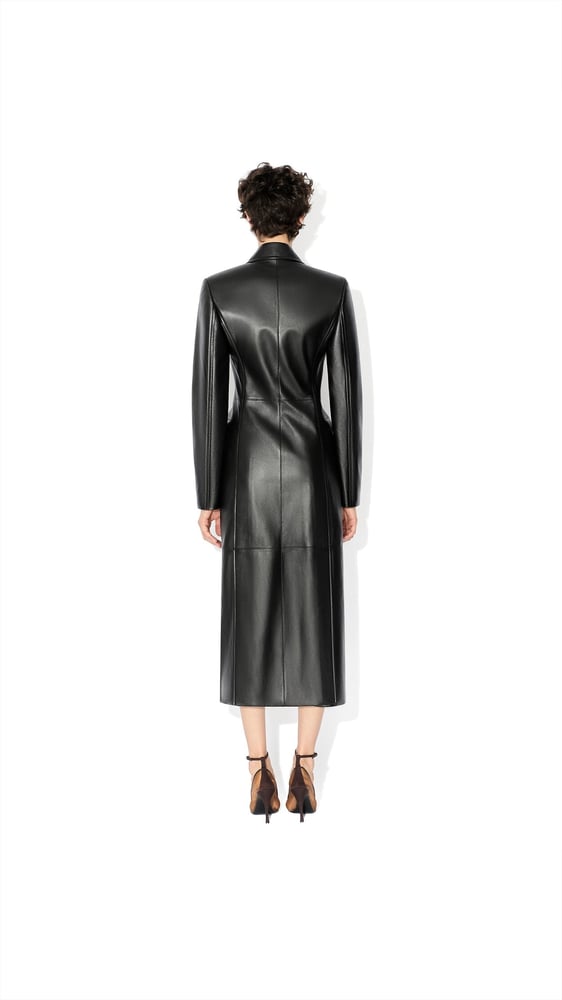 MANTEAU TAILLEUR EN CUIR