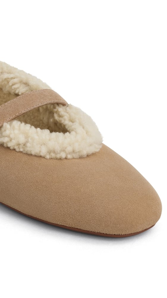 BALLERINES EN SHEARLING