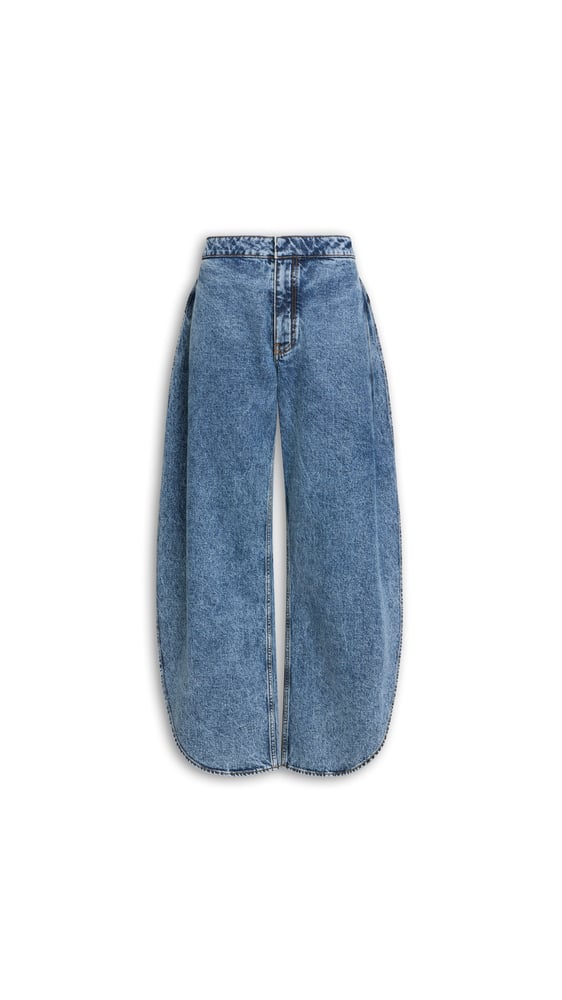 PANTALON PÉTALE EN DENIM