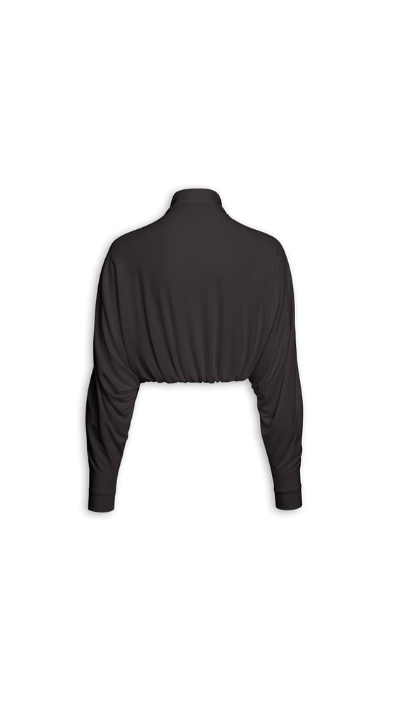 VESTE DRAPÉE EN JERSEY