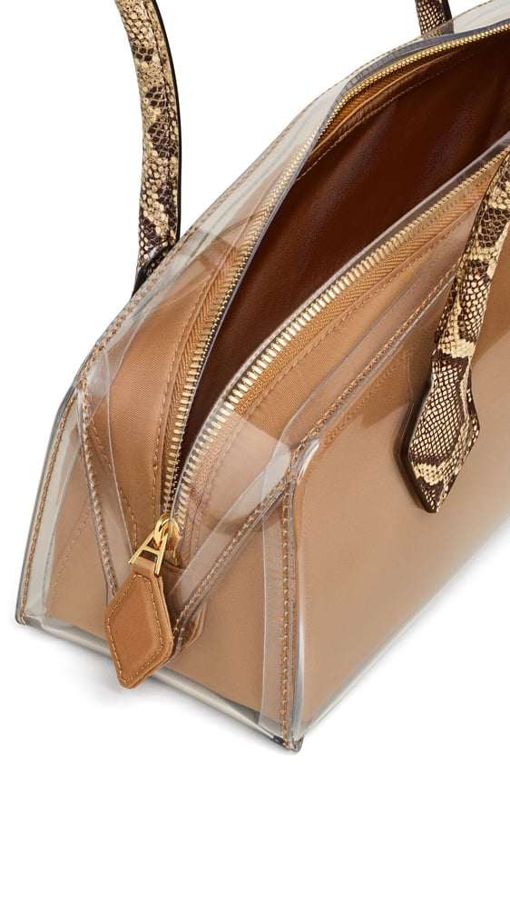 SAC LE TECKEL MEDIUM EN POLYURÉTHANE ET CUIR AYERS