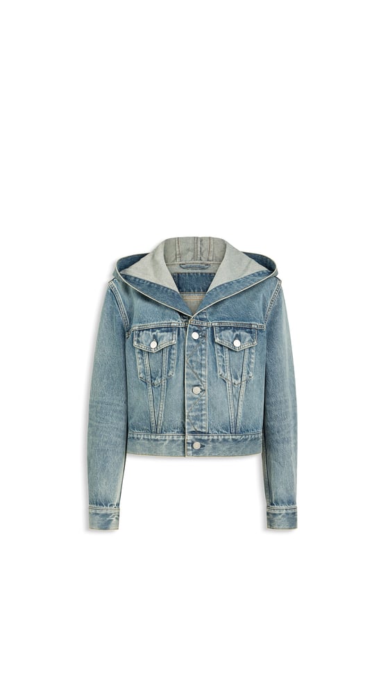 VESTE À CAPUCHE EN DENIM