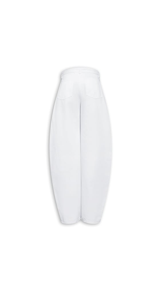 JEAN ROND TAILLE BASSE EN DENIM