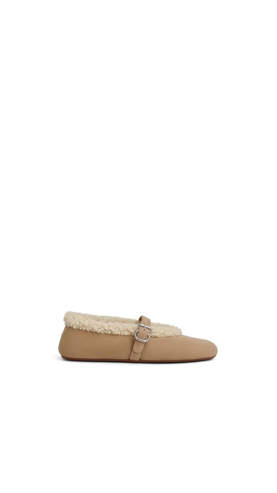 BALLERINES EN SHEARLING
