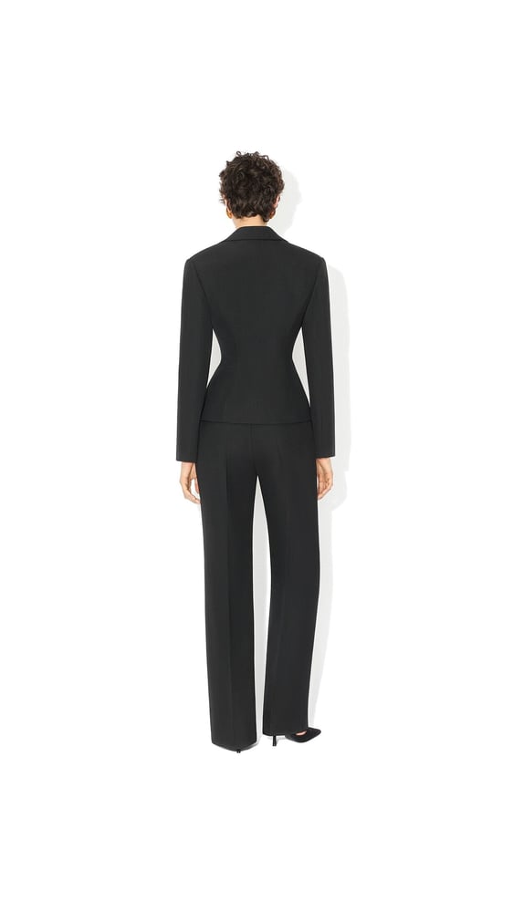 VESTE À SIMPLE BOUTONNAGE EN LAINE