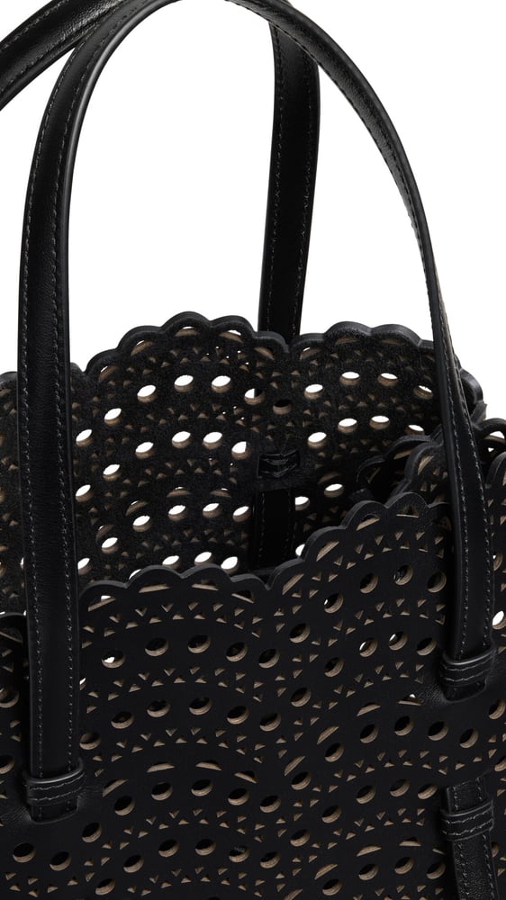 SAC MINA 25 EN CUIR VIENNE PERFORÉ