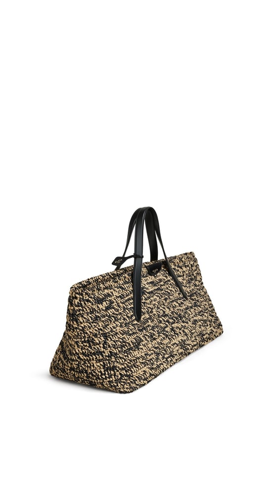 LE PANIER EAST WEST LARGE EN RAPHIA