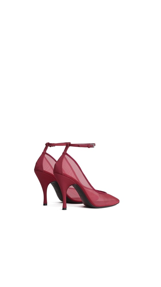 ESCARPINS À BRIDE EN TULLE