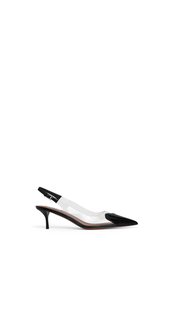 SLINGBACKS LE CŒUR 55 EN CUIR VERNI