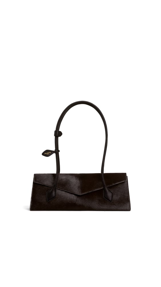 SAC LE TECKEL FLAP MEDIUM EN CUIR EFFET PONY