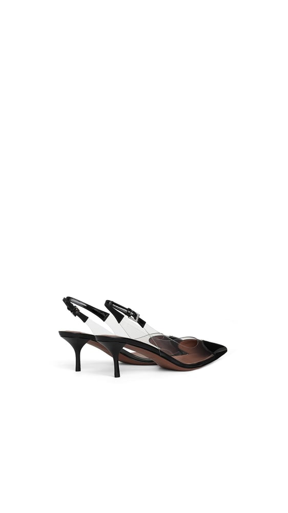 SLINGBACKS LE CŒUR 55 EN CUIR VERNI