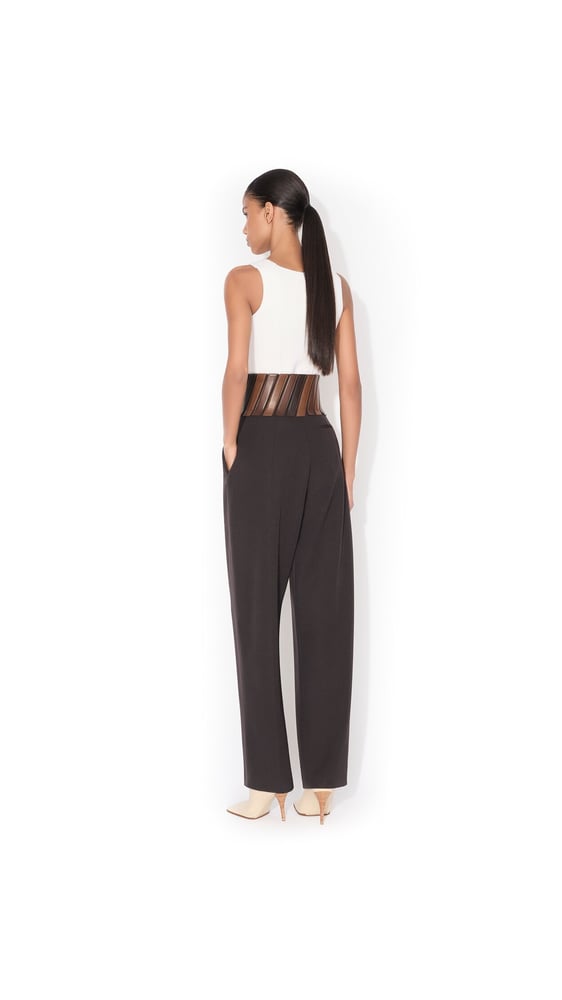 HAUT CORSET EN LAINE