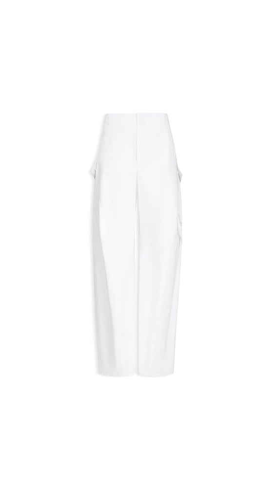 PANTALON CARGO EN POPELINE DE COTON