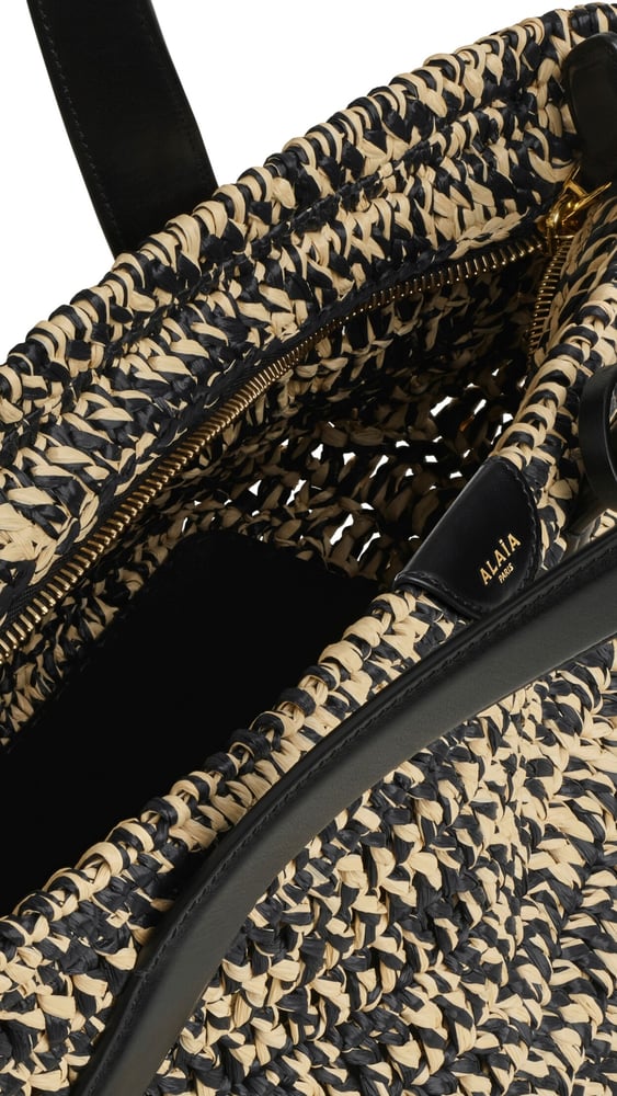 LE PANIER EAST WEST LARGE EN RAPHIA