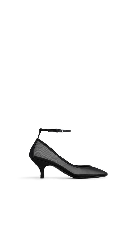 ESCARPINS À BRIDE EN TULLE
