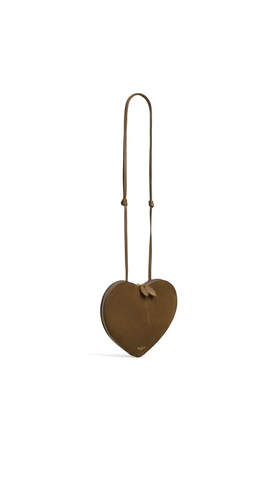 SAC LE CŒUR BI-MATIÈRE EN CUIR