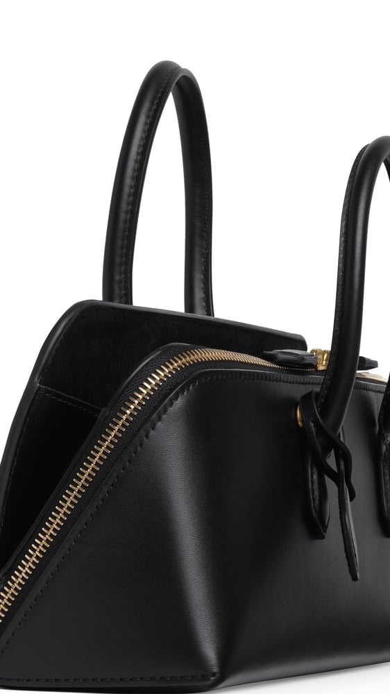 SAC DELTA SMALL EN CUIR LISSE