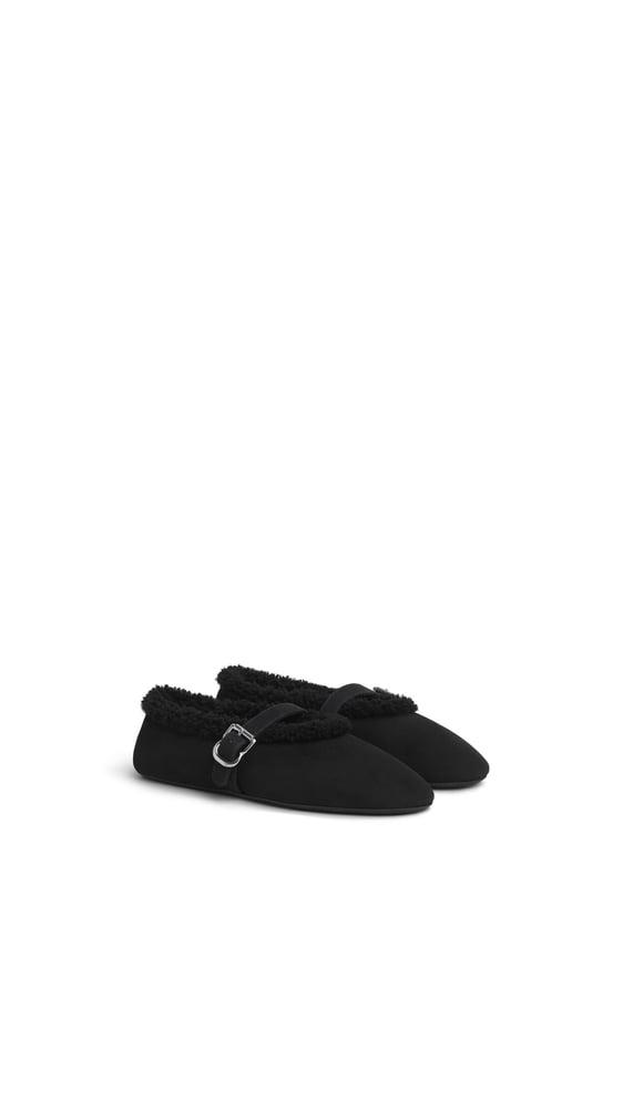 BALLERINES EN SHEARLING MÉRINOS
