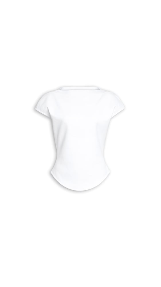 T-SHIRT AJUSTÉ EN COTON