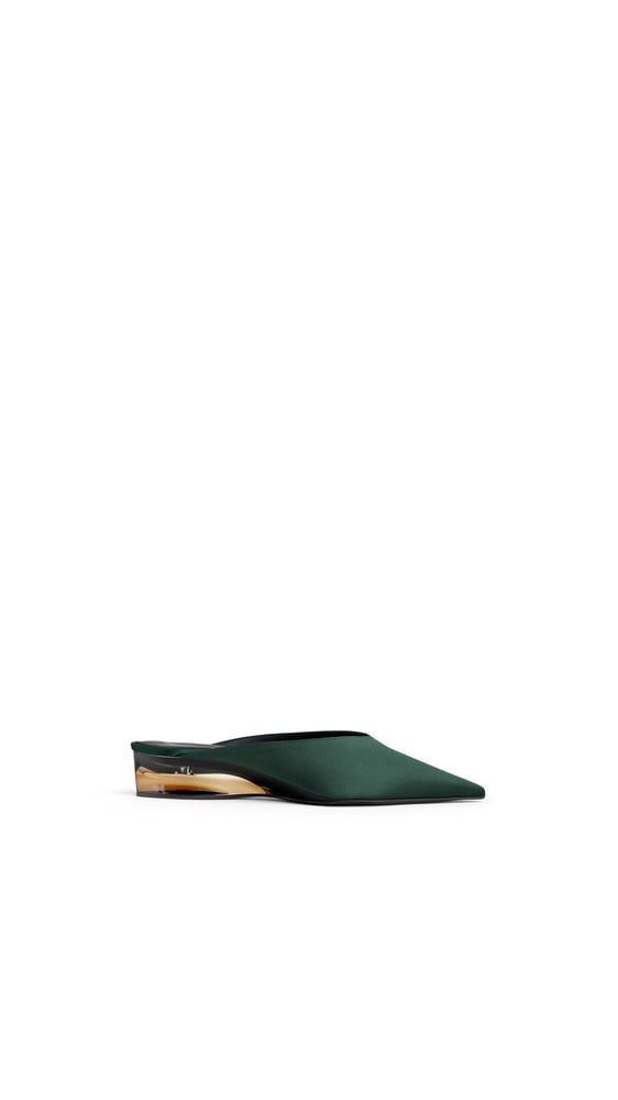 MULES INVISIBLE EN SATIN