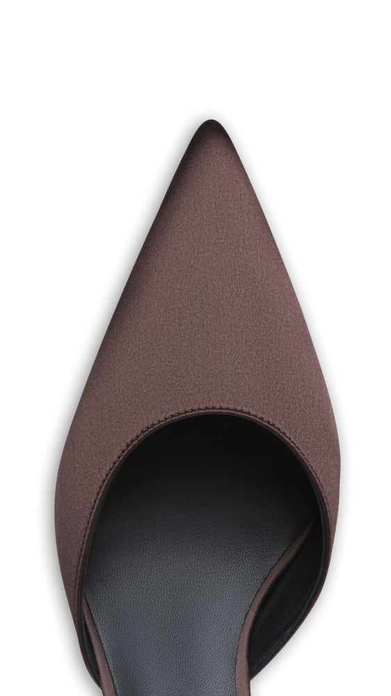 MULES LE CŒUR EN SATIN