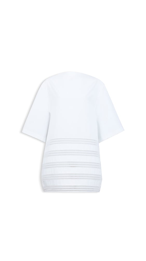 ROBE RONDE EN POPELINE DE COTON