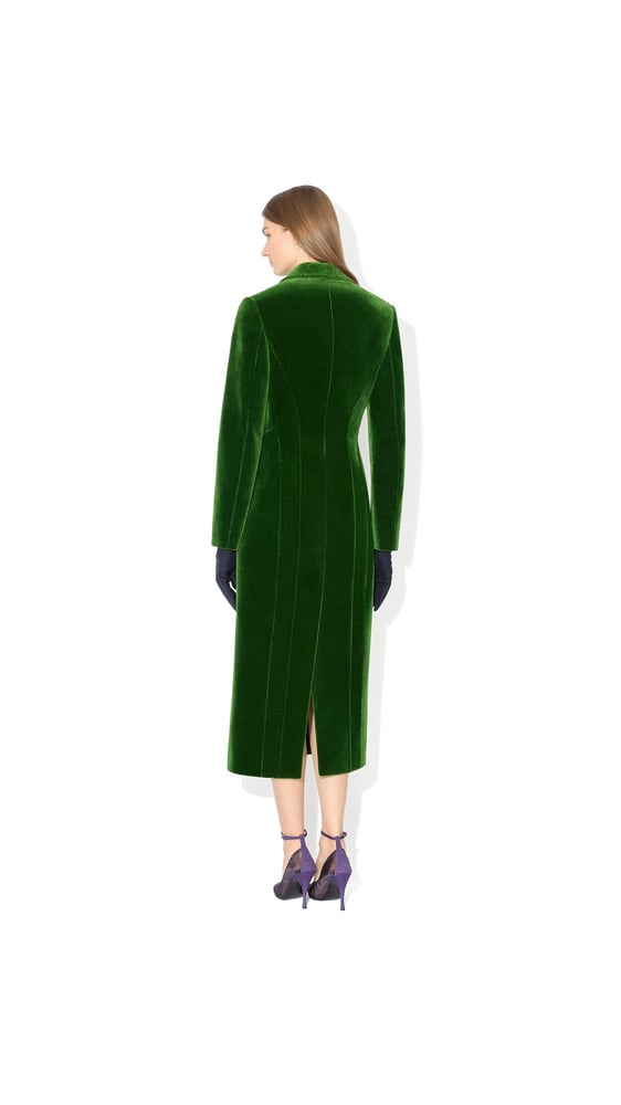 MANTEAU TAILLEUR EN VELOURS