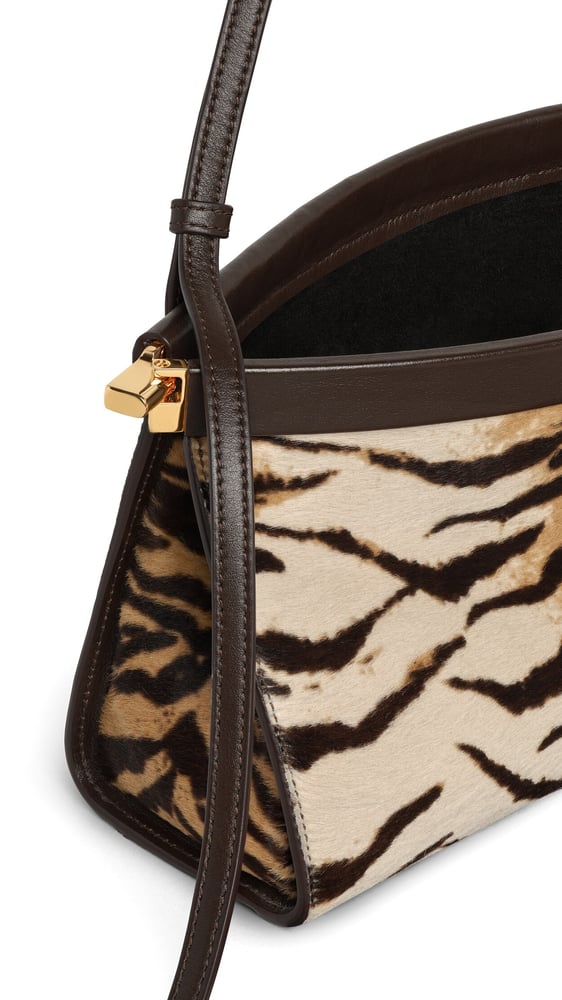 SAC LE CLICK EAST WEST MEDIUM EN CUIR EFFET PONY