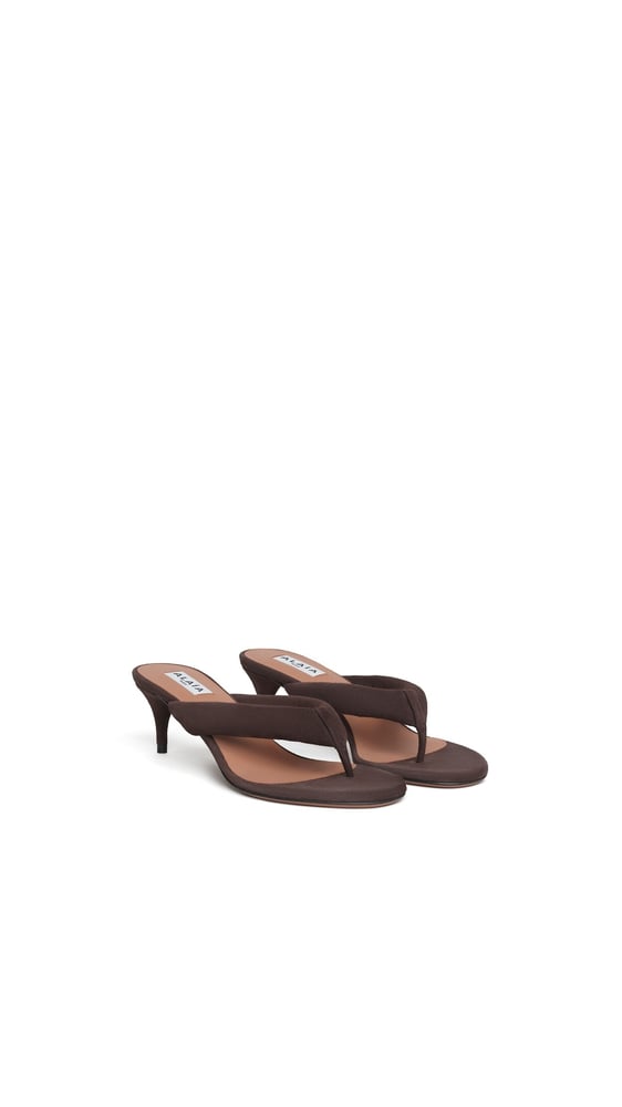 MULES TONG À TALON EN SUÈDE