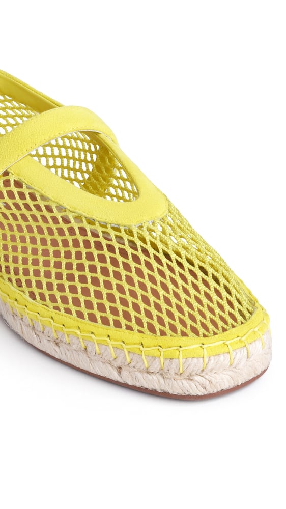 ESPADRILLES EN RÉSILLE ET SUÈDE