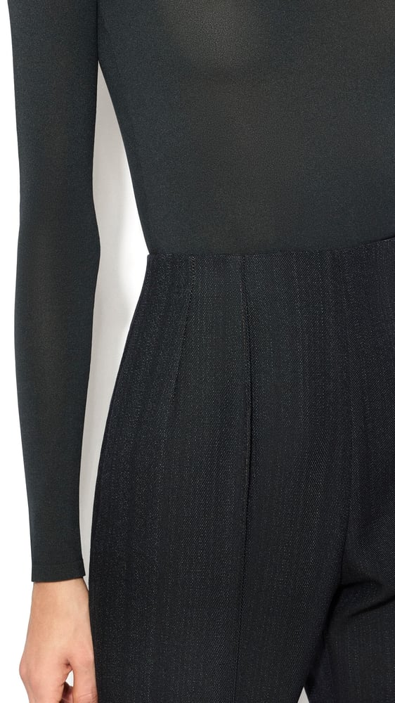 PANTALON FUSELÉ EN DENIM DE LAINE