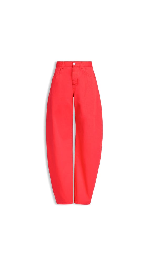 JEAN ROND TAILLE BASSE EN DENIM
